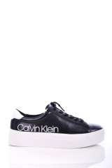 Sneakersy JANIKA LOW TOP LACE UP BLACK CALVIN KLEIN