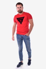 T-shirt SLIM RED GUESS