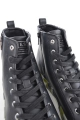 Sneakersy LUISS MID LACE BLACK GUESS