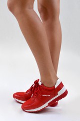 Sneakersy ALLIE TRAINER RED MICHAEL KORS