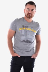 T-shirt SLIM PHOTO PRINT GREY CALVIN KLEIN JEANS