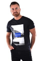 T-shirt PHOTOGRAPHIC CITY SPORT BLACK CALVIN KLEIN JEANS