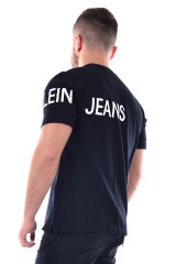 T-shirt FRONT BACK LOGO BLACK CALVIN KLEIN JEANS