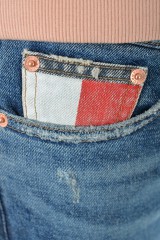 Spodnie jeansowe HIGH RISE SLIM IZZY CROP TOMMY JEANS