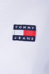 Bluza TJW TOMMY BADGE CREW WHITE TOMMY JEANS