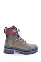 Trapery SPORTY OUTDOOR LACE UP BOOTIE STONE GRAY TOMMY HILFIGER