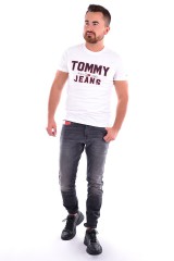 T-shirt TJM ESSENTIAL 1985 LOGO TEE WHITE TOMMY JEANS