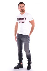 T-shirt TJM ESSENTIAL 1985 LOGO TEE WHITE TOMMY JEANS