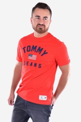 T-shirt TJM USA FLAG TEE RED TOMMY JEANS