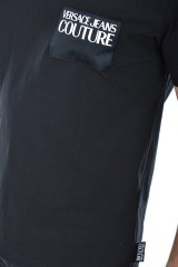 T-shirt ET LOGO COMPACT BLACK VERSACE JEANS COUTURE