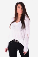 Sweter PULLOVER WHITE GUESS