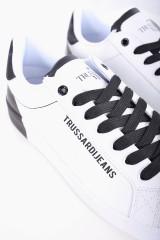 Sneakersy LEATHER PRINTING TRUSSARDI JEANS