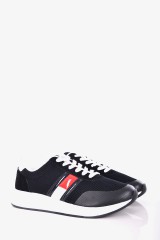 Sneakersy TECHNICAL FLEXI RUNNER BLACK TOMMY JEANS