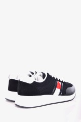 Sneakersy TECHNICAL FLEXI RUNNER BLACK TOMMY JEANS