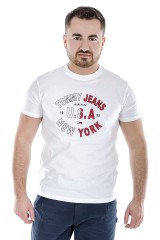T-shirt ARCHED GRAPHIC TEE WHITE TOMMY JEANS
