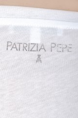 T-shirt BIG STUDS FLY BIANCO PATRIZIA PEPE