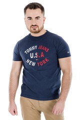 T-shirt ARCHED GRAPHIC TEE NAVY TOMMY JEANS