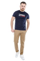 T-shirt CORP LOGO TEE NAVY TOMMY JEANS