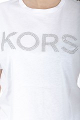T-shirt STUDS LOGO WHITE MICHAEL KORS