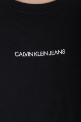 T-shirt INSTIT CHEST LOGO BLACK CALVIN KLEIN JEANS