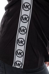T-shirt LOGO TAPE MK BLACK MICHAEL KORS