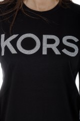 T-shirt STUDS LOGO BLACK MICHAEL KORS