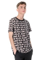 T-shirt ALL LOGO HASHTAG BLACK CALVIN KLEIN JEANS
