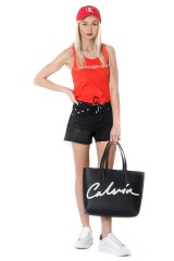 Top CLASSIC LOGO RED CALVIN KLEIN JEANS