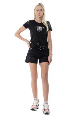 T-shirt SPRIT TEE BLACK TOMMY JEANS