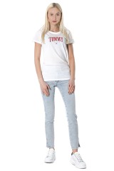 T-shirt SPRIT TEE WHITE TOMMY JEANS