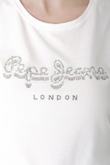 T-shirt BEATRICE OPTIC WHITE PEPE JEANS