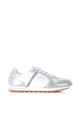 Sneakersy VERONA W MIX SILVER PEPE JEANS