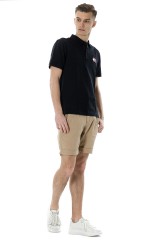 Polo TJM TOMMY BADGE POLO BLACK TOMMY JEANS