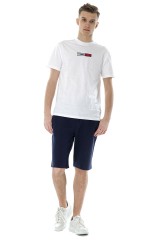 T-shirt TJM EMBROIDERED BOX LOGO TEE WHITE TOMMY JEANS