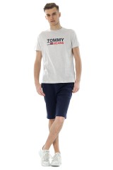 T-shirt TJM CORP LOGO TEE GREY TOMMY JEANS