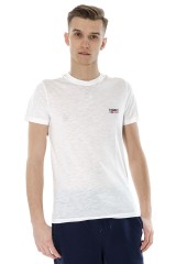 T-shirt TJM TEXTURE LOGO TEE WHITE TOMMY JEANS