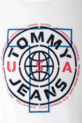 T-shirt CIRCLE LOGO TEE WHITE TOMMY JEANS