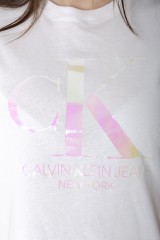 T-shirt IRIDESCENT WHITE CALVIN KLEIN JEANS