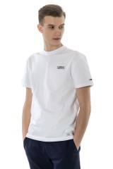 T-shirt CHEST CORP LOGO TEE WHITE TOMMY JEANS