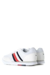 Sneakersy CORPORATE MATERIAL MIX RUNNER WHITE TOMMY HILFIGER