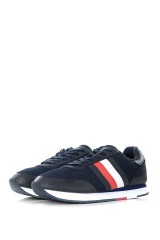 Sneakersy CORPORATE MATERIAL MIX RUNNER NAVY TOMMY HILFIGER