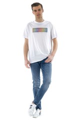 T-shirt COLORFUL WHITE ARMANI EXCHANGE