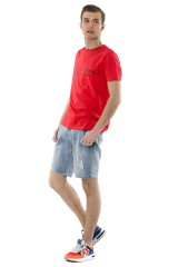 T-shirt LOGO MILANO ABSOLUTE RED ARMANI EXCHANGE