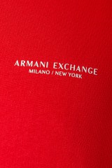 Bluza BASIC LOGO MILANO ABSOLUTE RED ARMANI EXCHANGE