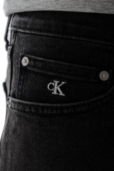 Szorty jeansowe SLIM DENIM SHORTS EMBROIDERY CALVIN KLEIN JEANS