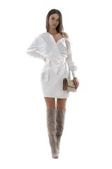 Sukienka SHOULDER WHITE GUESS