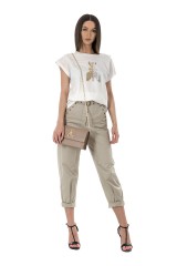 T-shirt GOLD FLY BUTTONS PATRIZIA PEPE