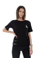 T-shirt ROCK PIN BLACK PATRIZIA PEPE