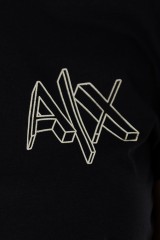 T-shirt 3D GOLD AX BLACK ARMANI EXCHANGE