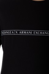 T-shirt LINE LOGO BLACK ARMANI EXCHANGE